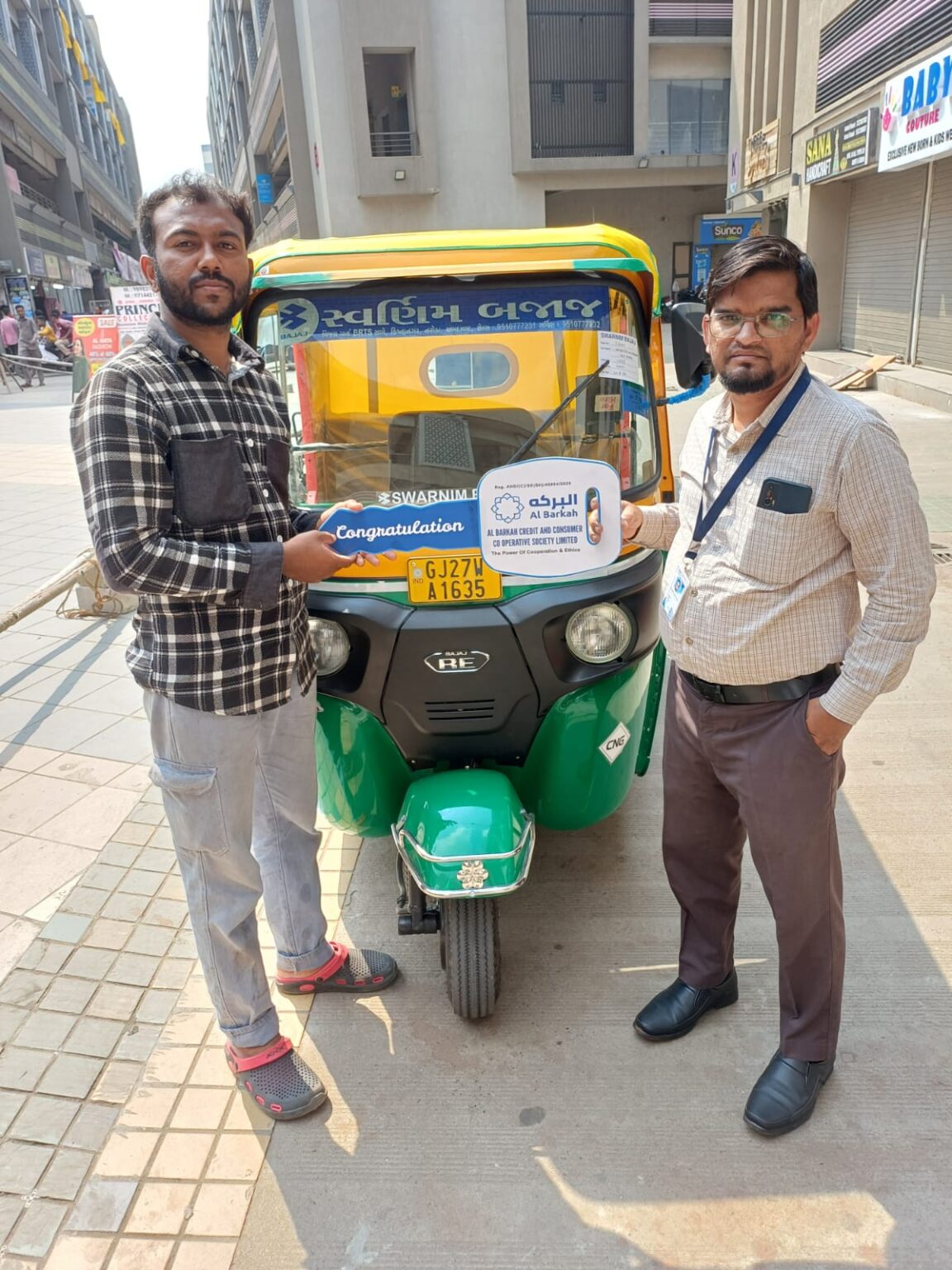 Auto-rickshaw financed — Al Barkah Ahmedabad