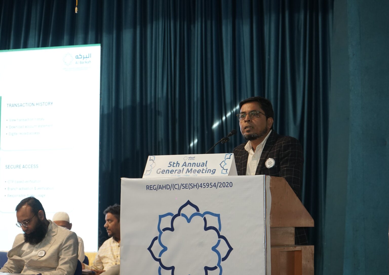Felicitation at the AGM — Al Barkah Ahmedabad