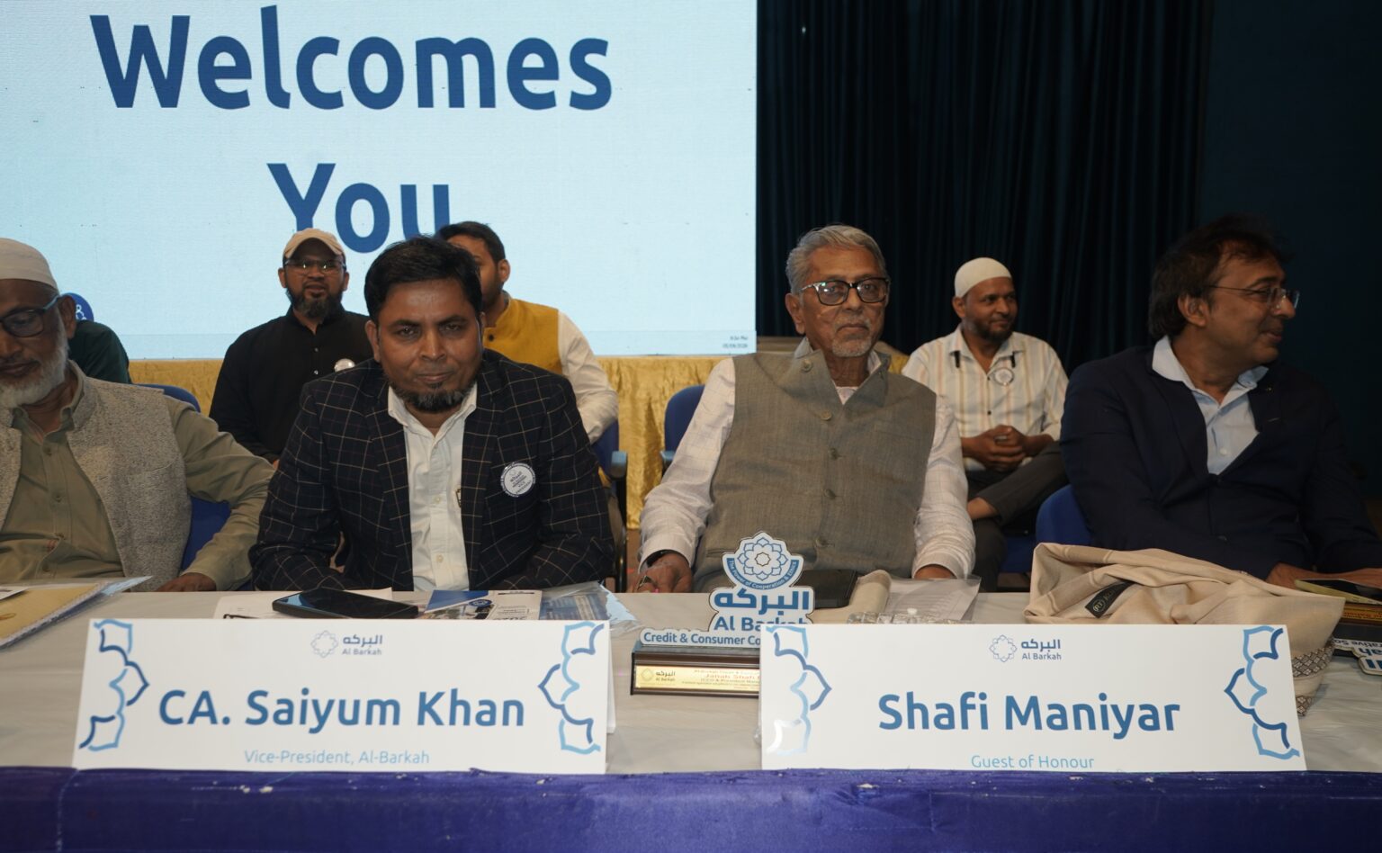 Office bearers at the AGM — Al Barkah Ahmedabad
